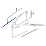 For Nissan Rogue 2014-2020 808204CL0A Front Right Door Belt Molding. Fixed Price $116.71.