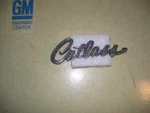 1968 1969 Oldsmobile Cutlass Original Gm Front Fender Emblem Script 399503. Fixed Price $30.00.