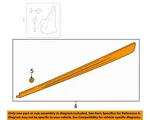 Gm Oem 16-19 Cruze Pillars, Floor Exterior Trim-rocker Molding 23372748. Fixed Price $187.23.