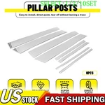 8PCS Set Chrome Window Pillar Posts Covers Trim For Toyota RAV4 2013-2018 10X. Fixed Price $222.29.