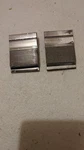 1964,1965,1966, Barracuda Trunk Lid Hinge Covers. Part# 2526824, 2526825. Fixed Price $75.00.