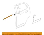 Gm Oem 13-22 Encore Rear Door Exterior Trim-belt Molding 42588399. Fixed Price $230.29.