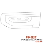 2019-2021 Gmc Sierra 1500 Front Driver Side Vent New Oem 84431312. Fixed Price $71.64.