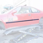 Fits 92-95 Honda Civic 2DR Coupe Jdm-style Thin Side Door Moldings. Fixed Price $157.50.
