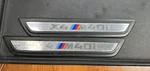 16-18 Bmw X4 M40I F26 Performance Front Door Sill Panels Pair 51478065079. Fixed Price $59.45.
