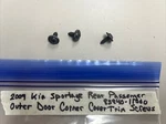 2005-2010 Kia Sportage Rear Passenger Door Corner Outer Trim Screws 83840-11000. Fixed Price $19.99.