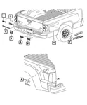 Genuine Mopar Decal 5JN44GX9AC. Fixed Price $62.60.