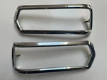 Chrome Frame Tail Light Left + Right Set For Mercedes W108 W109 New. Fixed Price $283.98.