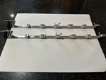 Nos Mopar 1955 1956 Chrysler Windsor Fender Emblem Nameplate 1620271 Pair Script. Fixed Price $250.00.