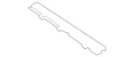Genuine Mercedes-benz Cover Strip 463-680-45-02-7F24. Fixed Price $49.77.