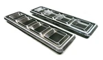 1968 1969 Camaro Ss 396 Factory Original Oem Used Chrome Hood Louvers Rh Lh Side. Fixed Price $118.00.
