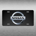 Nissan Inspired Novelty Carbon Fiber Look License Plate Sentra Leaf Tag. Fixed Price $14.98.