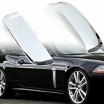 Chrome Side Fender Shark Vent Covers Trim For Jaguar Xkr X150. Fixed Price $164.89.