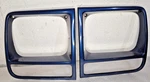 1997-2001 Jeep Cherokee Xj Headlight Bezels Trim Left Right Pair Blue Pcn. Fixed Price $49.99.