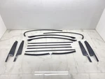 Bmw F01 Window Body Black Shadowline Trim Strips 7185233 7185234 7221817 Aa. Fixed Price $212.25.