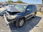 Rear Blue Bumper Assy Textured Oem 11-13 Toyota Highlandr. Fixed Price $150.00.