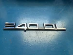 Volvo 240 Dl Original Emblem For Car , Vintage Oem Swedish. Fixed Price $35.00.