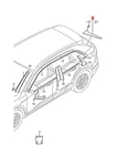 Genuine Audi E-tron Sportb. Sportback Gea Geb Spoiler Left 4KE854871B5FQ. Fixed Price $93.42.