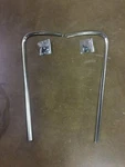1967-68 Ford Mustang Outer Rh&lh Grille Opening Molding W/clips. Fixed Price $14.95.
