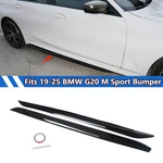 For Bmw 3-SERIES G20 G28 Sport 2019-2025 Mp Side Skirts Extention Glossy Black. Fixed Price $113.98.