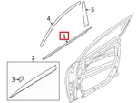 Kona Electric W/strip Assy-fr Dr Belt O/s Lh 2019-2022 Genuine New Hyundai. Fixed Price $79.23.