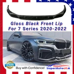 Fits Bmw Series 2020-2022 G12 740I M760LI Gloss Black Bumper Front Lip Spoiler. Fixed Price $199.98.