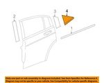 Chrysler Oem 08-14 Avenger Rear Door Exterior Trim-applique 5155495AE. Fixed Price $68.72.