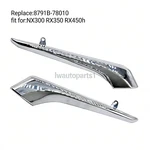 2PCS Left&right Chrome Rear Mirror Strip Trim Fit For Lexus NX300 RX350 RX450H. Fixed Price $25.99.