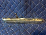 Hella Mercedes W108 W109 W111 Rear License Plate Euro Type Chrome Metal Center. Fixed Price $100.00.