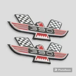Ford Thunderbird 390 Emblem Pair - 3D Printed Project Howe. Fixed Price $25.00.