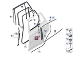 New Bmw X1 F48 Rear Right B-pillar Door Seal 51357366158 Original No Duties. Fixed Price $26.03.