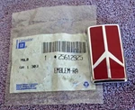 Nos New Gm 94-96 Ninety Eight Regency Red Chrome Grille Rocket Emblem Ornament. Fixed Price $46.50.