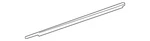 Genuine Toyota Belt Molding 75720-06291. Fixed Price $157.44.