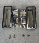 87-95 Chrysler Lebaron Convertible Chrome Tonneau Locking Latches Lh & Rh Oem. Fixed Price $69.95.