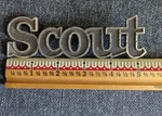 Vintage Scout Fender Emblem For 1971-80 Ih Ii One Mounting Point Is Broken. Fixed Price $31.97.