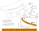 Gm Oem 15-19 Cts Trunk Lid Exterior Trim-molding Assy 23197402. Fixed Price $130.46.