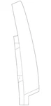 Genuine Gm Rear Driver Side Door Window Frame Front Applique 84152492. Fixed Price $57.90.