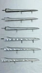 58-61 Chevrolet Corvette Side Cove Fender Trim Spears C1 Body Moldings Lot Of. Fixed Price $89.09.