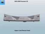 19151127 15211663 03 To 09 Hummer H2 Upper Cowl Windshield Plenum Panel White. Fixed Price $239.00.