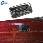 2PCS Carbon Fiber Tailgate Handle Cover Trim W/camera Hole For Chevy Silverado. Fixed Price $20.49.