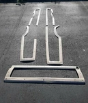 1966 Ford Country Squire Full Size Body Woody Wagon Side Trim Molding Panels. Fixed Price $551.99.