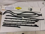 Repops 1967 Camaro Coupe 10 Piece Authentic Superkit Window Guide Felt. Fixed Price $240.00.