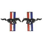 Running Horse Fender Emblem Plastic Black Chrome Pair Mustang 1994-2004. Fixed Price $23.99.