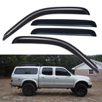 Tape-on Window Visor Rain Guard For 2001 2002 2003 2004 Toyota Tacoma Double Cab. Fixed Price $42.95.