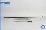 98-03 Jaguar XJ8 Xjr X308 Front Right Window Exterior Chrome Molding Set Oem. Fixed Price $131.23.