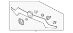 Genuine Honda Deck Lid Finish Panel 74890-TVA-A11ZG. Fixed Price $335.67.