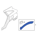 For Kia Sorento 2021-2025 87742P2000 Rear Right Wheel Arch Molding. Fixed Price $70.53.