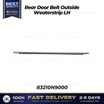Genuine Rear Door Belt Outside Weaterstrip Lh 83210N9000 For Hyundai Tucson. Fixed Price $84.00.