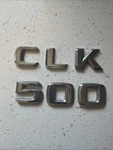 2002-2009 Mercedes CLK500 Rear Trunk Emblem Trim Oem. Fixed Price $16.14.