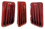 1967 Ford Mustang Quarter Panel Insert Side Scoop Vents Set Of 3 Oem. Fixed Price $50.00.